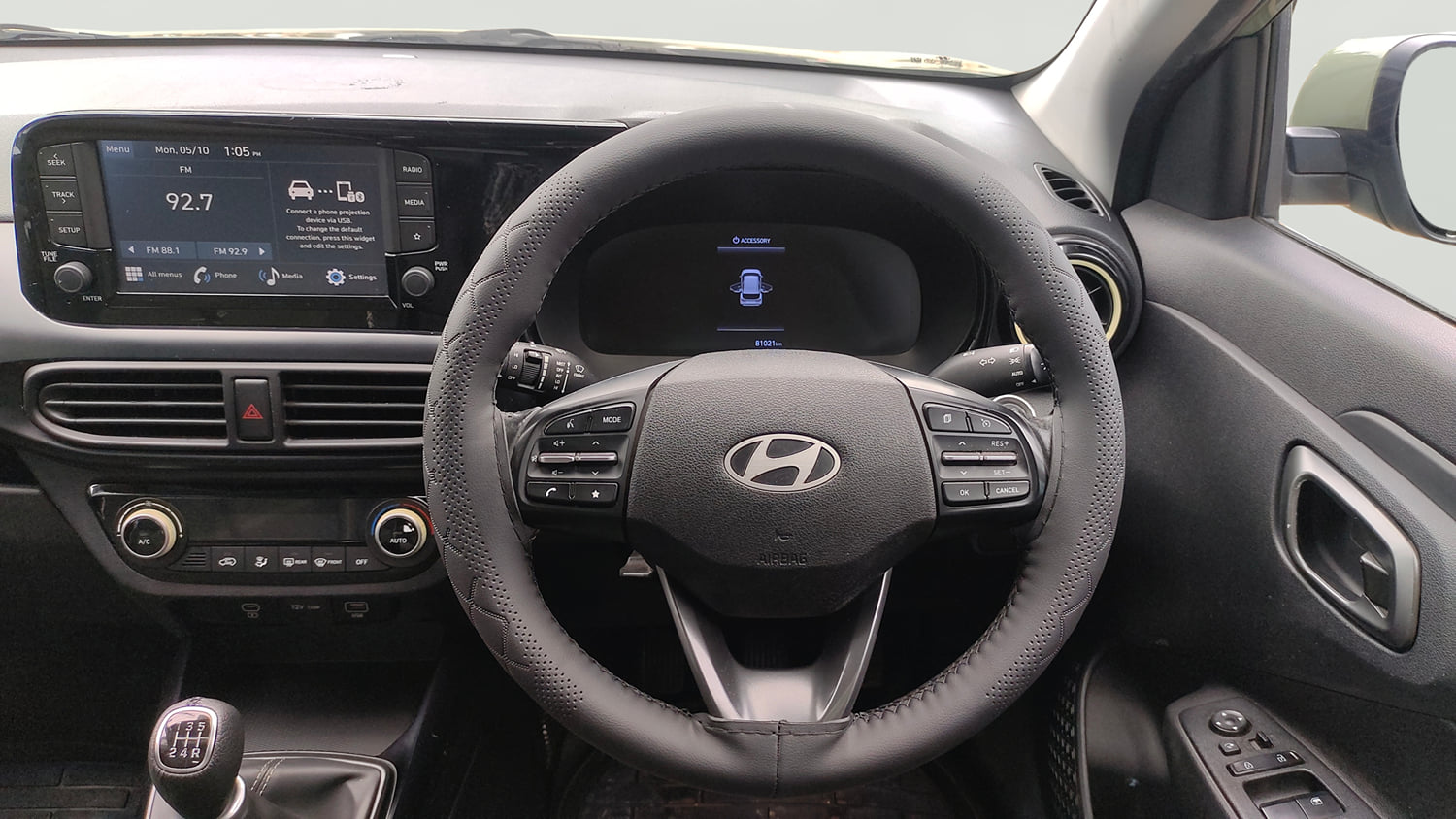 Used 2023 Hyundai Exter SX (O) 1.2 MT Petrol Manual interior STEERING VIEW