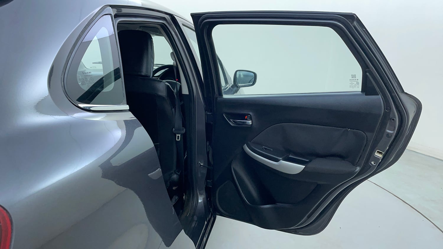 Used 2017 Maruti Suzuki Baleno Delta 1.2 AT Petrol Automatic interior RIGHT REAR DOOR OPEN VIEW