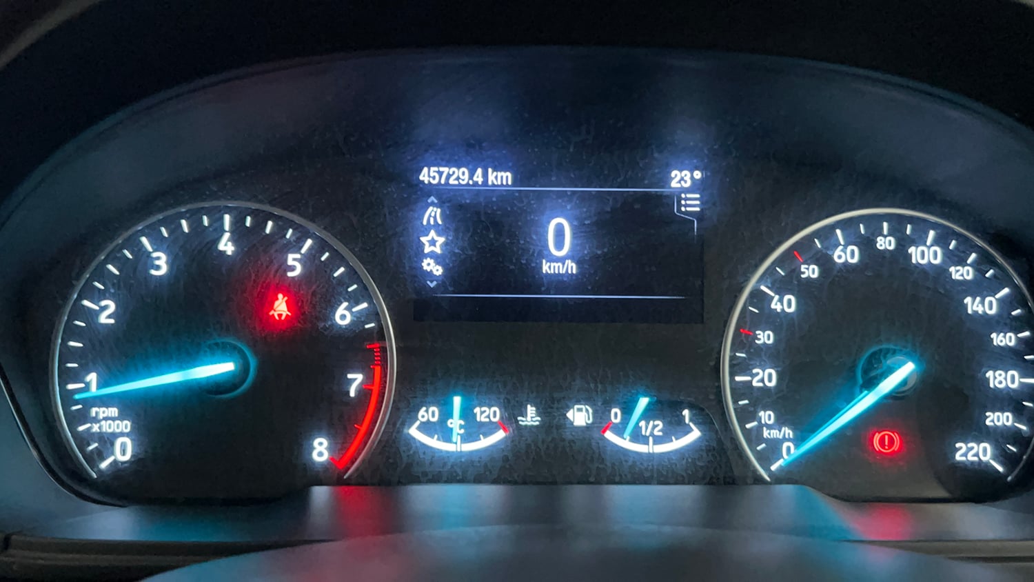 Used 2021 Ford EcoSport Titanium 1.5L Ti-VCT Petrol Manual interior CLUSTERMETER VIEW