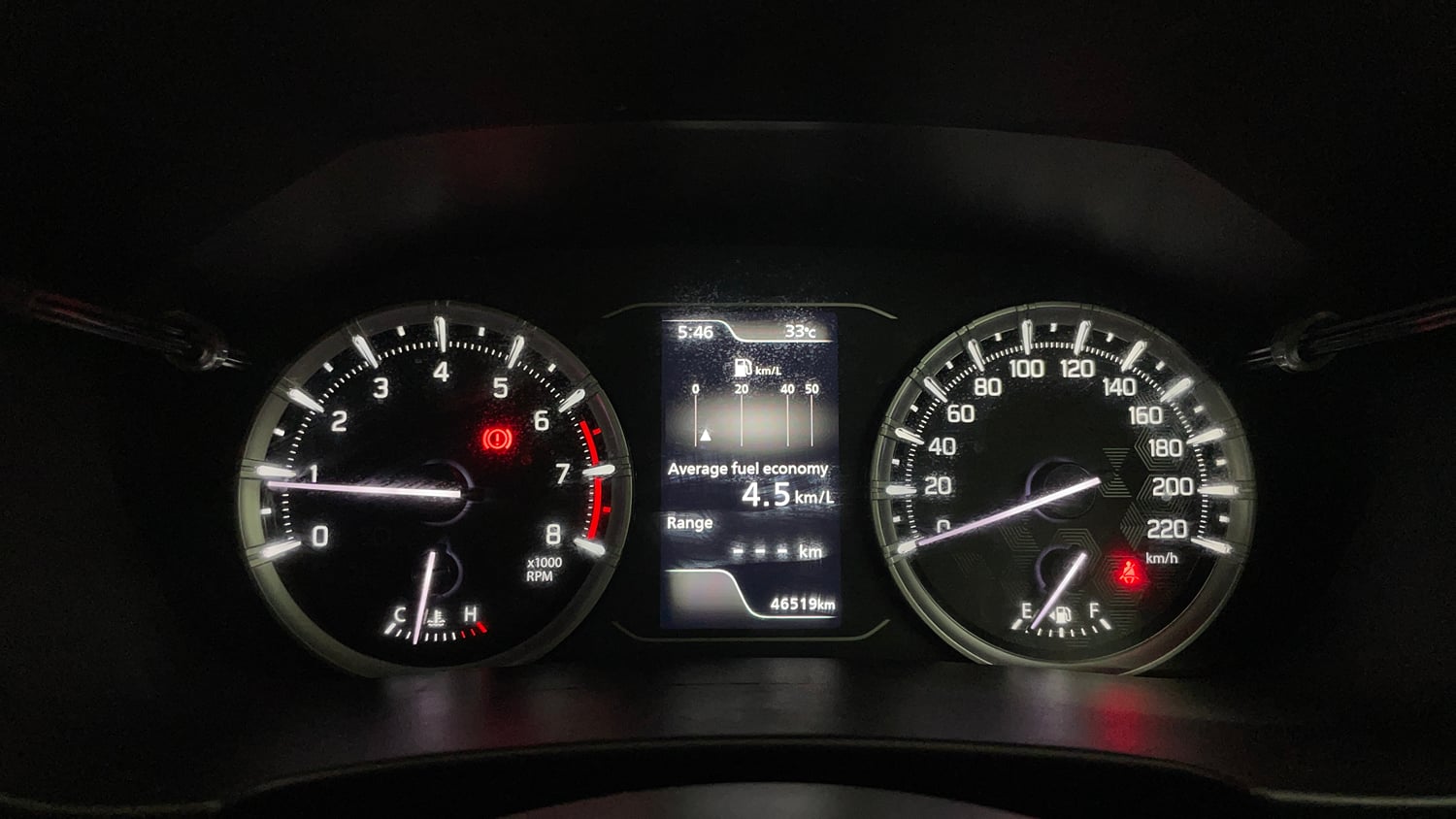 Used 2023 Maruti Suzuki Grand Vitara Zeta Smart Hybrid Petrol Manual interior CLUSTERMETER VIEW