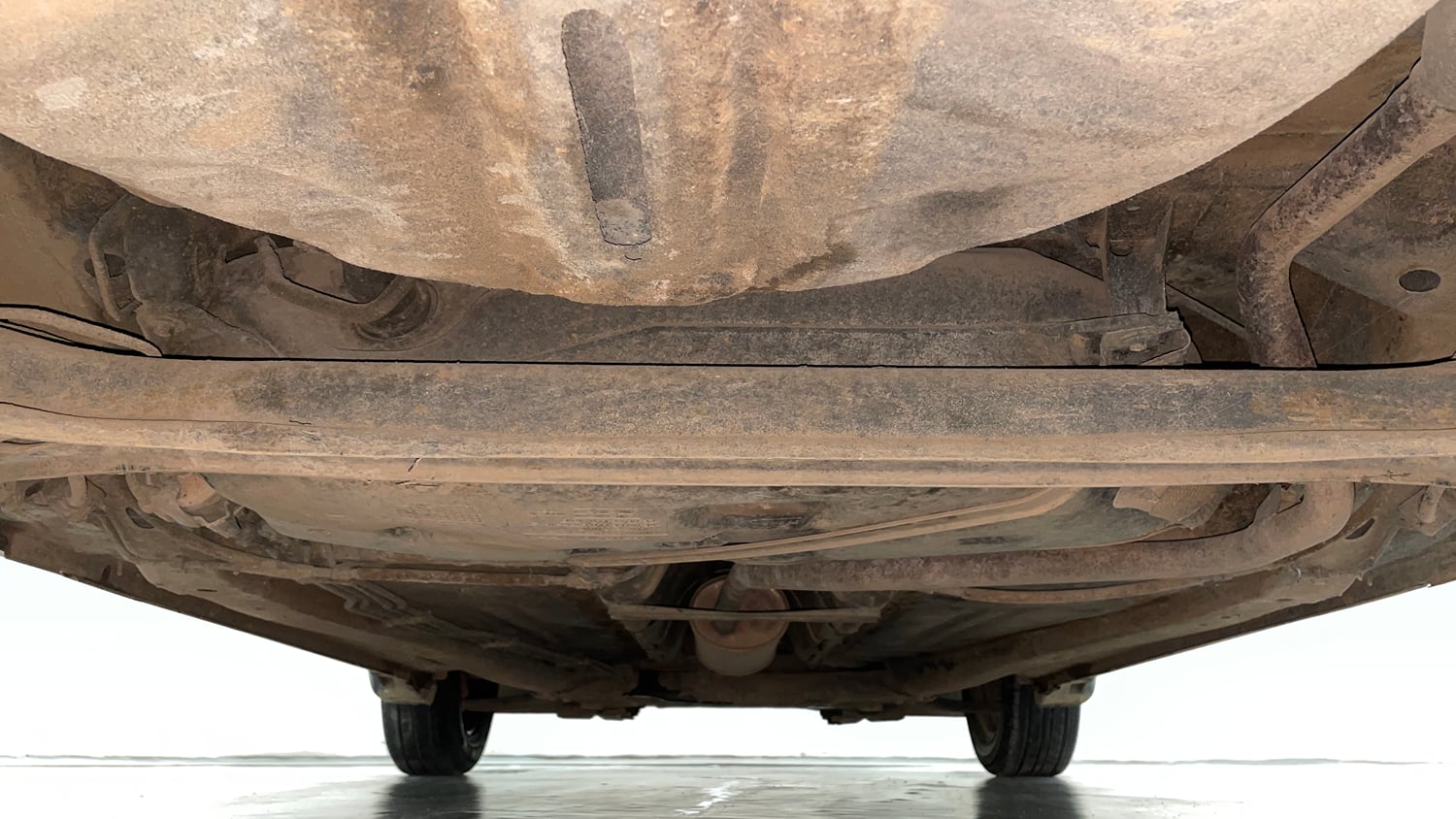 Used 2017 Maruti Suzuki Baleno Delta 1.2 AT Petrol Automatic extra REAR UNDERBODY VIEW (TAKEN FROM REAR)