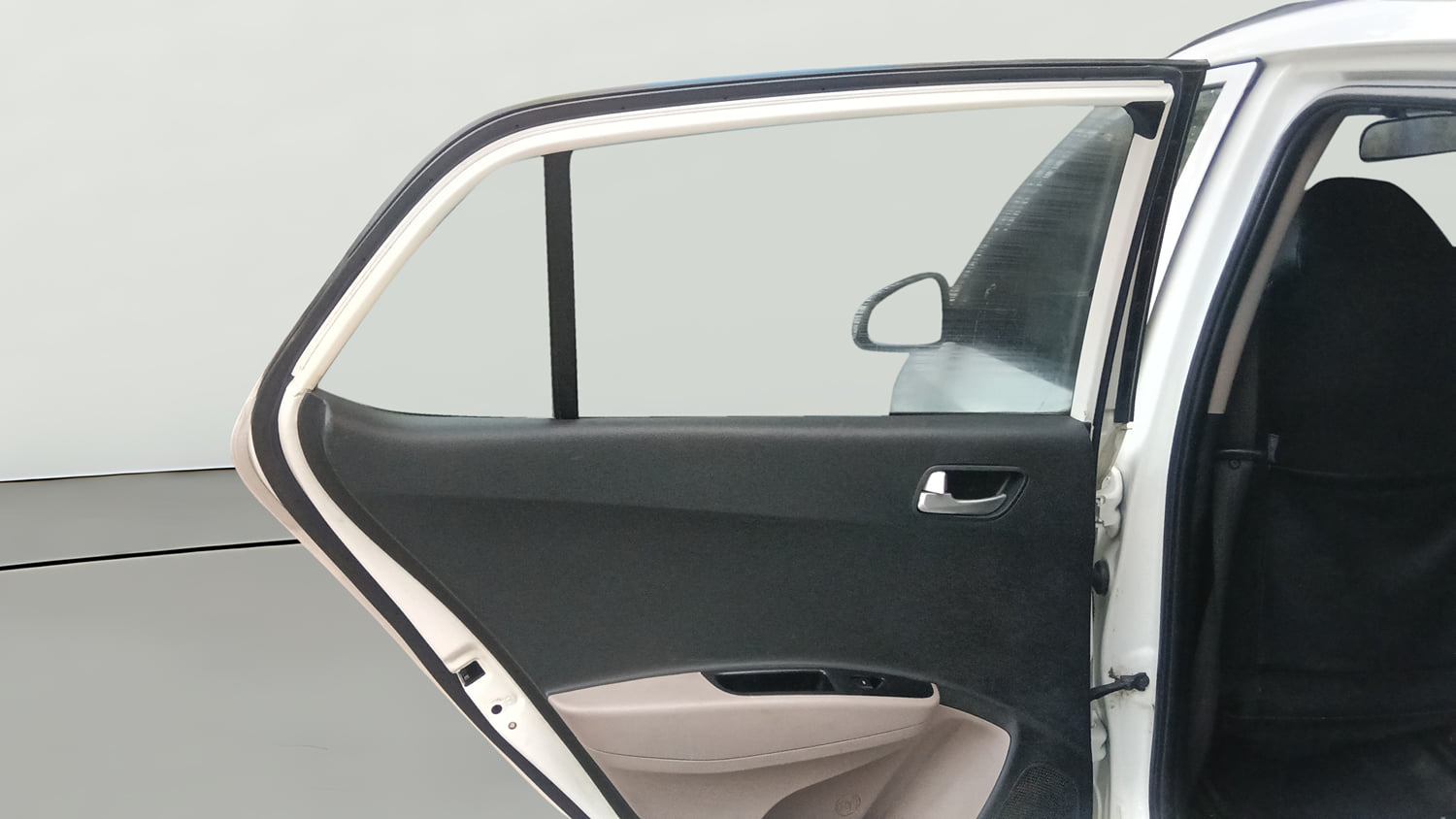 Used 2015 Hyundai Grand i10 Sportz 1.2 Kappa VTVT Petrol Manual interior LEFT REAR DOOR OPEN VIEW