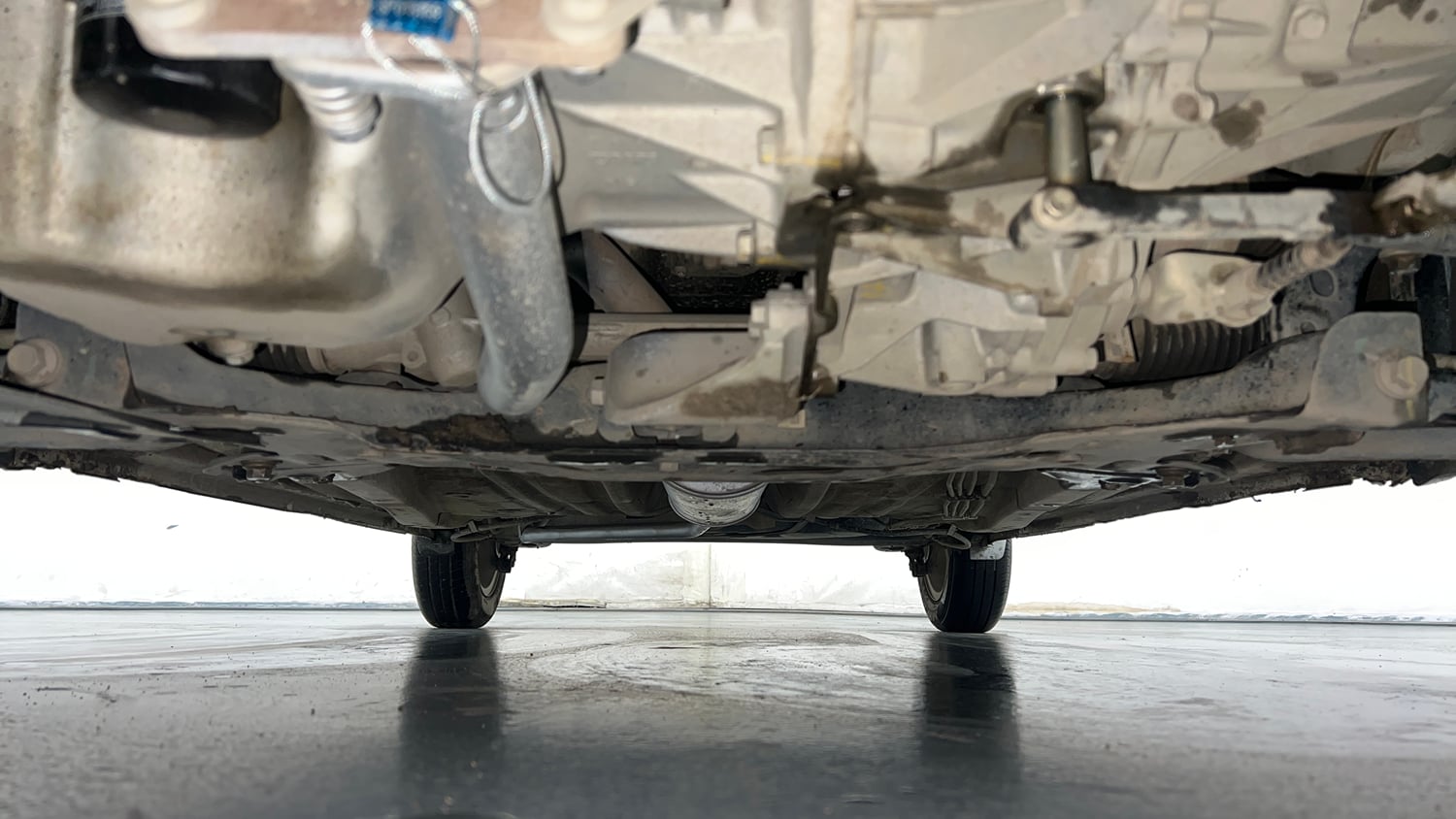 Used 2024 Maruti Suzuki Wagon R ZXI Plus 1.2 Petrol Manual extra FRONT LEFT UNDERBODY VIEW