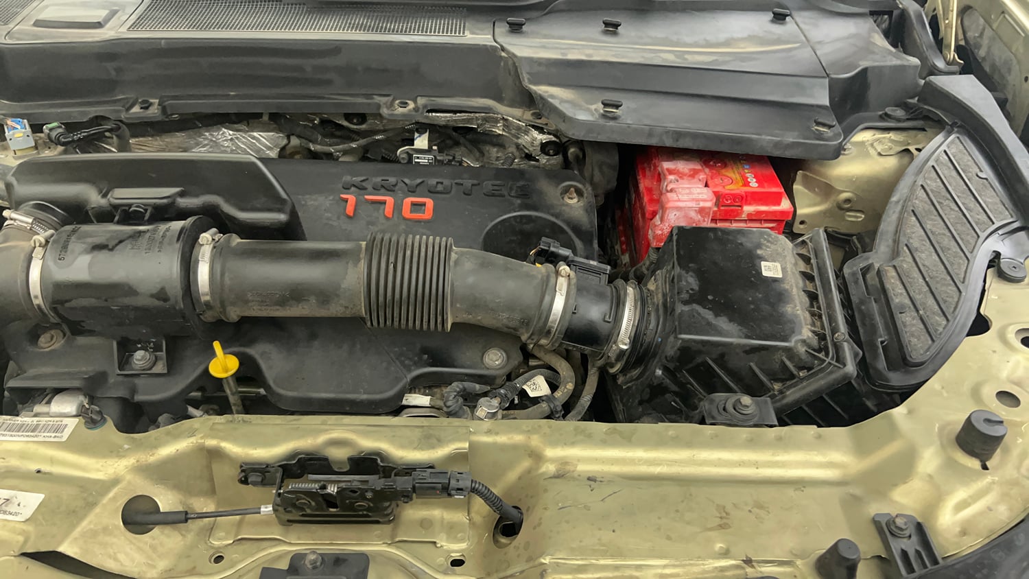 Used 2022 Tata Harrier Kaziranga XZA Plus Diesel Automatic engine ENGINE LEFT SIDE VIEW