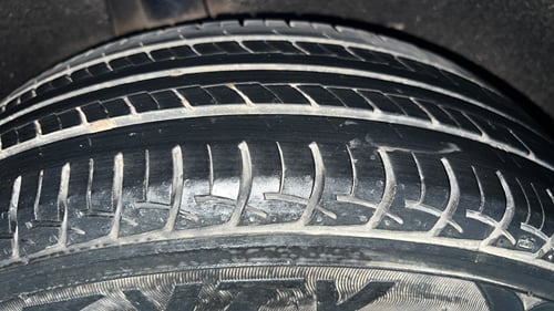 Used 2017 Maruti Suzuki Baleno Delta 1.2 Petrol Manual tyres RIGHT REAR TYRE TREAD VIEW
