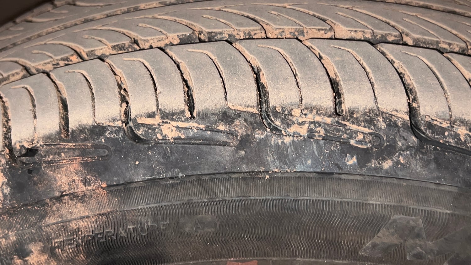 Used 2019 Tata Tiago Revotron XZ Plus Petrol Manual tyres LEFT FRONT TYRE TREAD VIEW