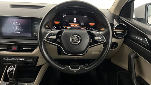 Used 2023 Skoda Slavia Style 1.0L TSI AT Petrol Automatic interior STEERING VIEW