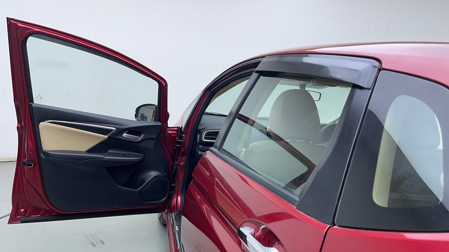 Used 2020 Honda Jazz ZX CVT Petrol Automatic interior LEFT FRONT DOOR OPEN VIEW