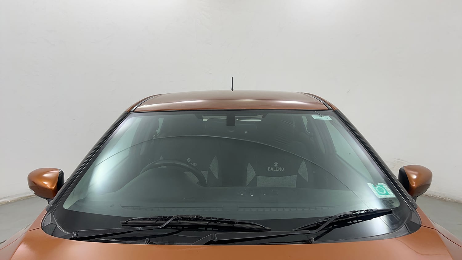 Used 2016 Maruti Suzuki Baleno Zeta 1.2 Petrol Manual exterior FRONT WINDSHIELD VIEW