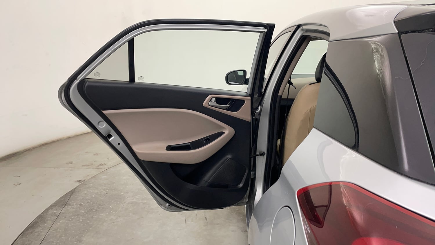 Used 2018 Hyundai Elite i20 Asta 1.2 Petrol Manual interior LEFT REAR DOOR OPEN VIEW