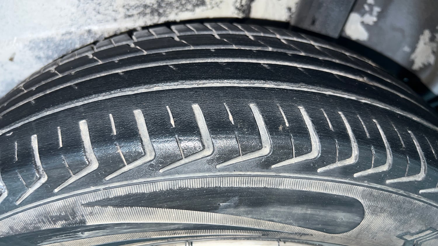 Used 2022 Maruti Suzuki Wagon R LXi (O) 1.0 CNG Cng Manual tyres LEFT REAR TYRE TREAD VIEW