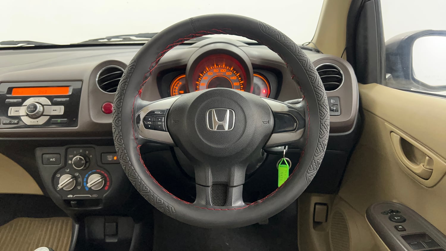 Used 2013 Honda Brio S MT Petrol Manual interior STEERING VIEW