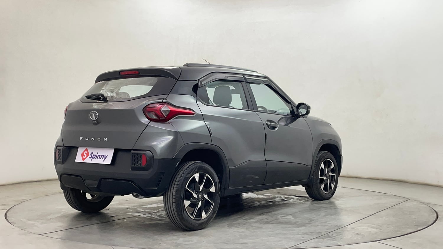 Used 2022 Tata Punch Creative Dual Tone Petrol Manual exterior RIGHT REAR CORNER VIEW