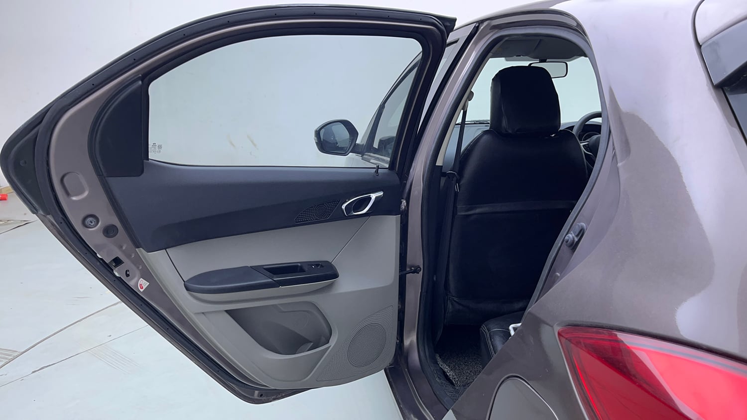 Used 2016 Tata Tiago Revotron XZ Petrol Manual interior LEFT REAR DOOR OPEN VIEW