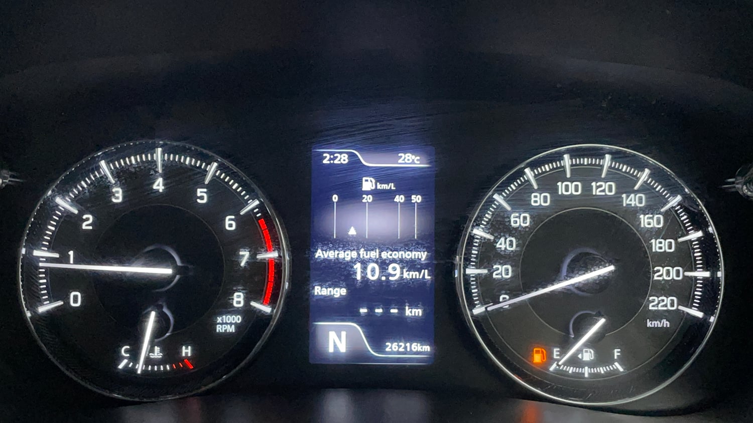 Used 2023 Maruti Suzuki Baleno Zeta AGS Petrol Automatic interior CLUSTERMETER VIEW