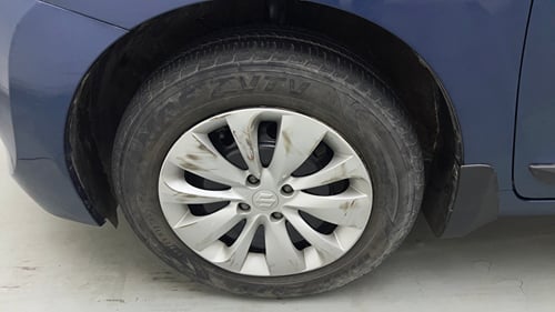 Used 2017 Maruti Suzuki Baleno Delta 1.2 Petrol Manual tyres LEFT FRONT TYRE RIM VIEW