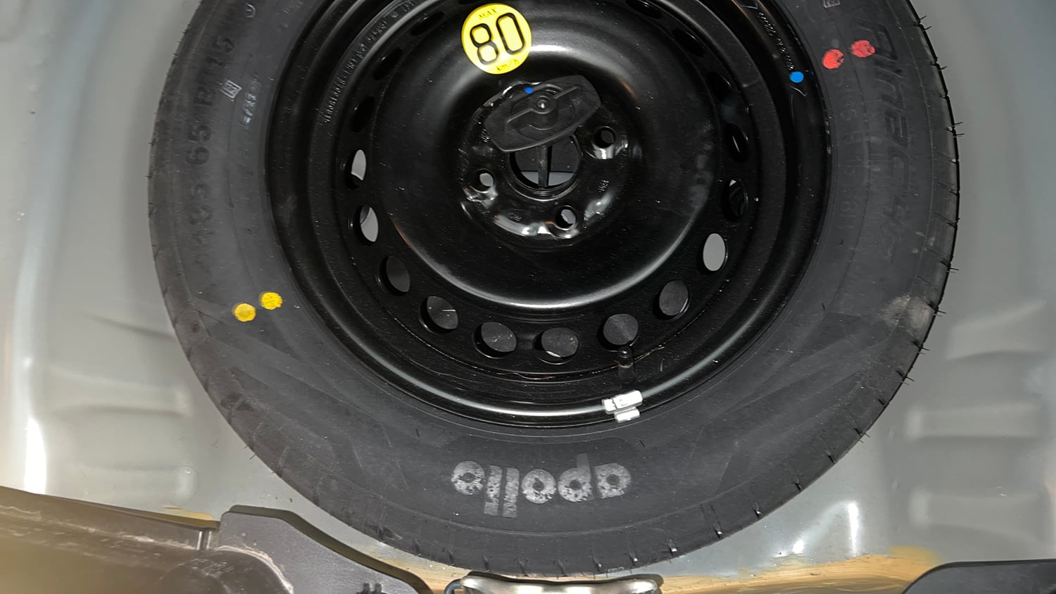 Used 2022 Maruti Suzuki Baleno Alpha AGS Petrol Automatic tyres SPARE TYRE VIEW