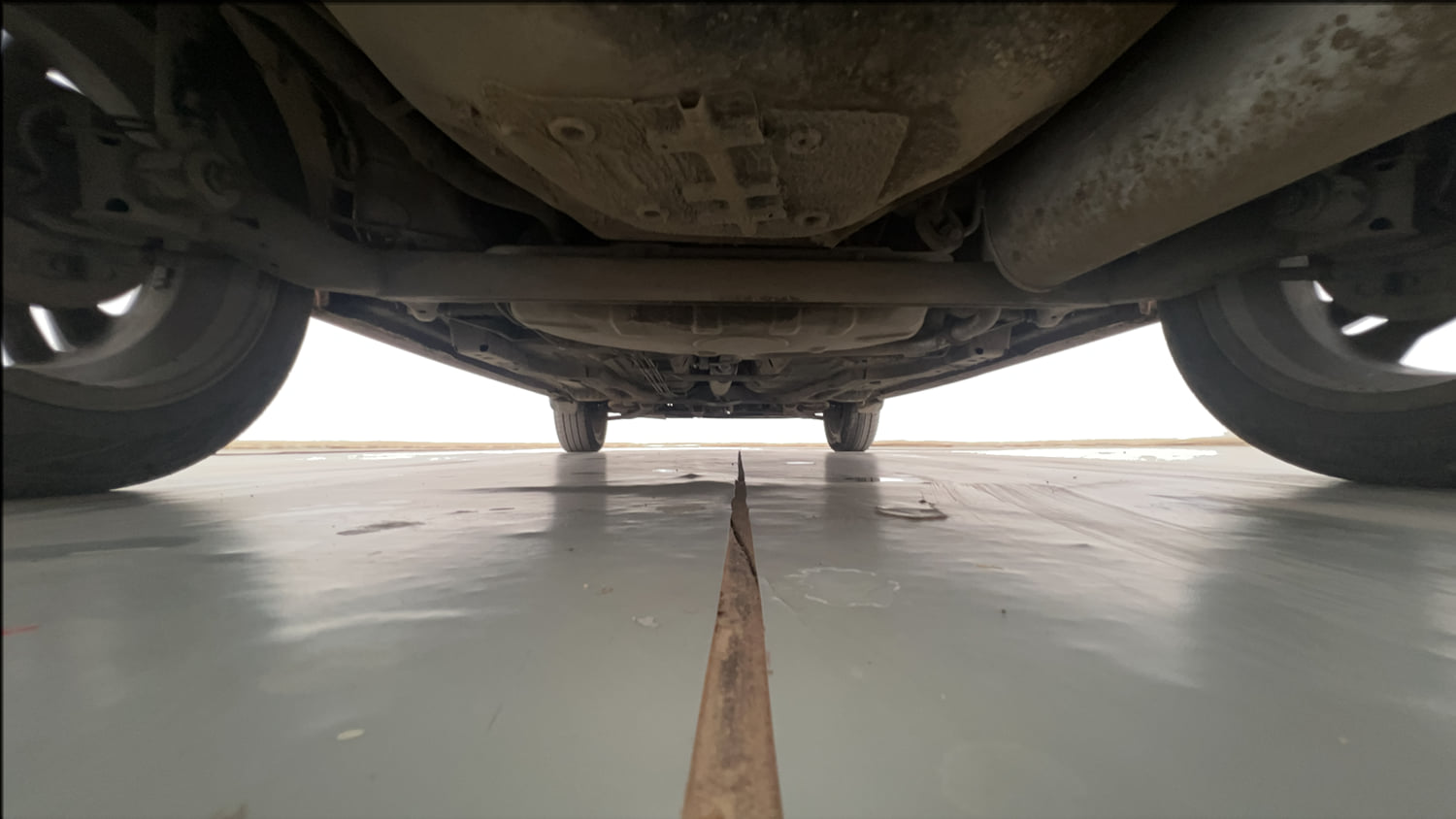 Used 2019 Tata Tiago Revotron XZ Plus Petrol Manual extra REAR UNDERBODY VIEW (TAKEN FROM REAR)