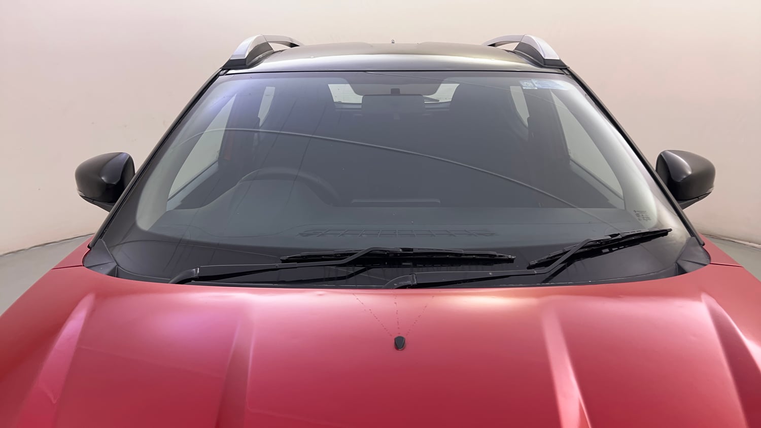 Used 2023 Renault Kiger RXZ AMT Dual Tone Petrol Automatic exterior FRONT WINDSHIELD VIEW
