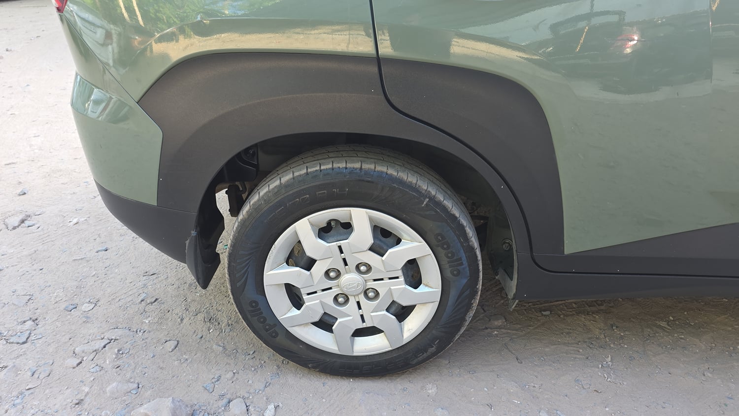 Used 2023 Hyundai Exter S 1.2 MT Petrol Manual tyres RIGHT REAR TYRE TREAD VIEW
