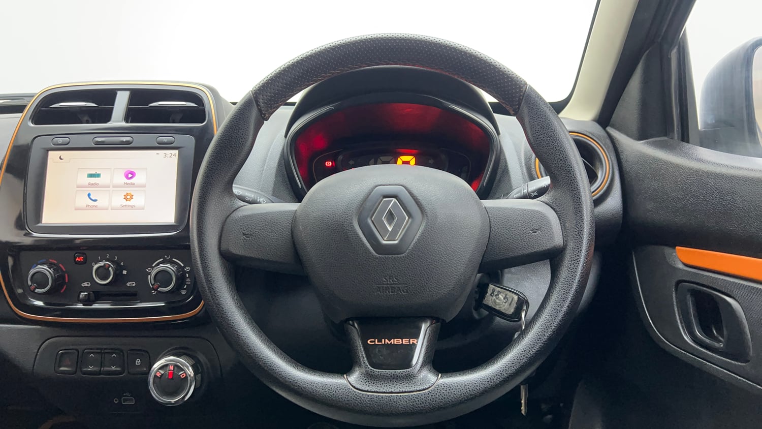 Used 2020 Renault Kwid CLIMBER 1.0 AMT Petrol Automatic interior STEERING VIEW