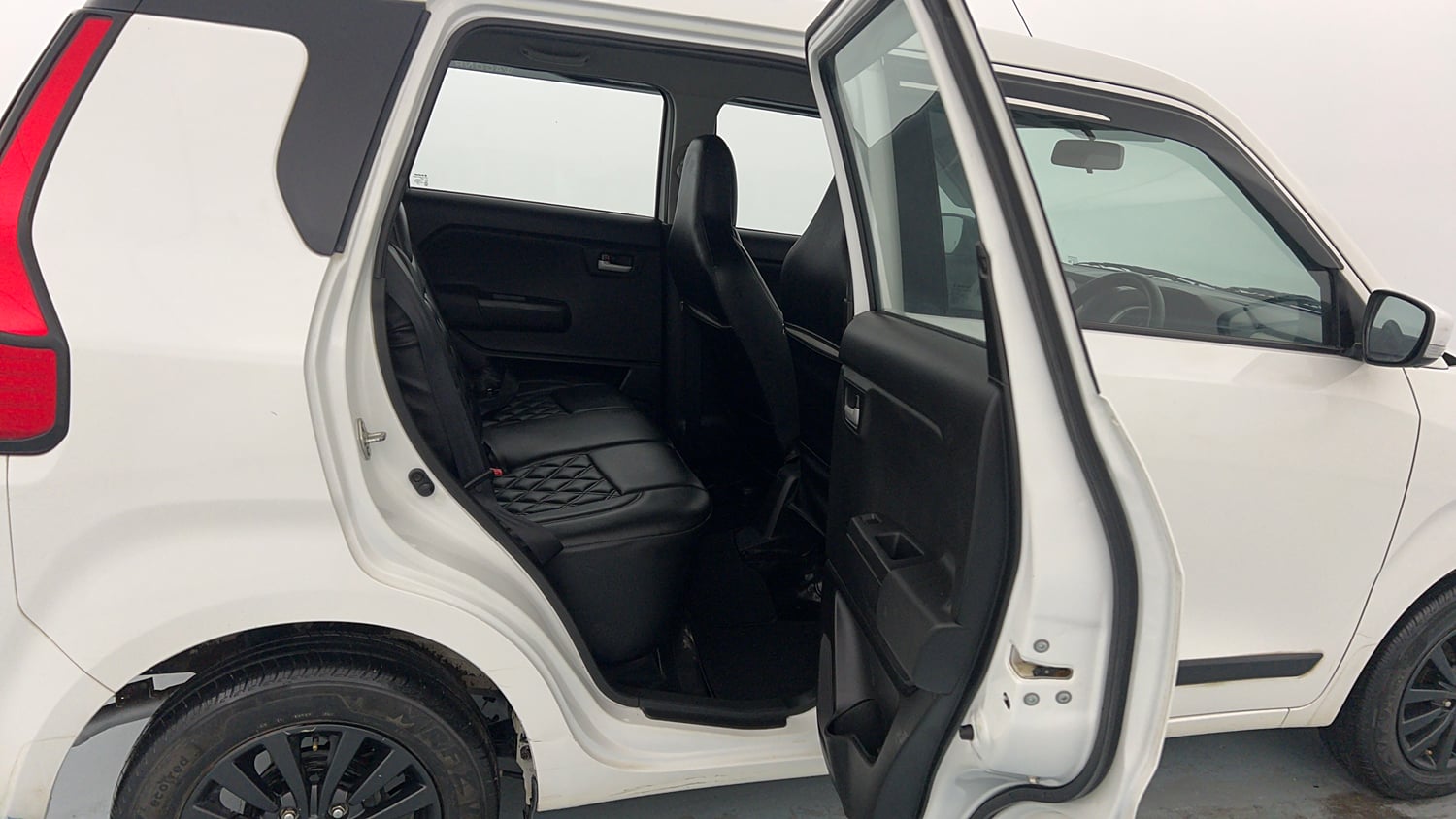 Used 2024 Maruti Suzuki Wagon R ZXI Plus 1.2 Petrol Manual interior RIGHT SIDE REAR DOOR CABIN VIEW