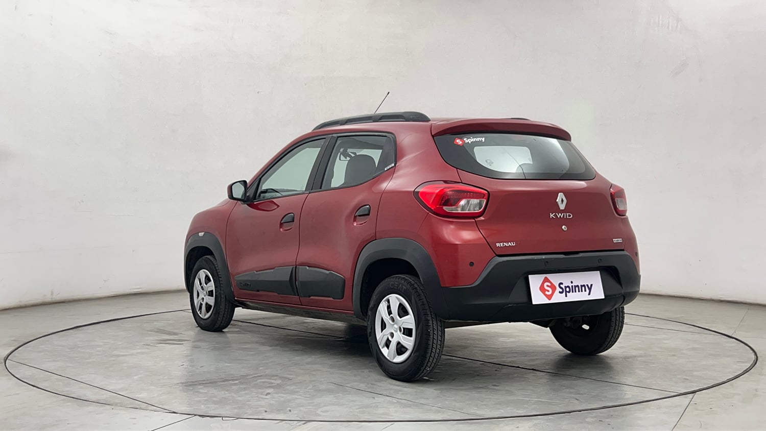 Used 2017 Renault Kwid 1.0 RXT AMT Petrol Automatic exterior LEFT REAR CORNER VIEW