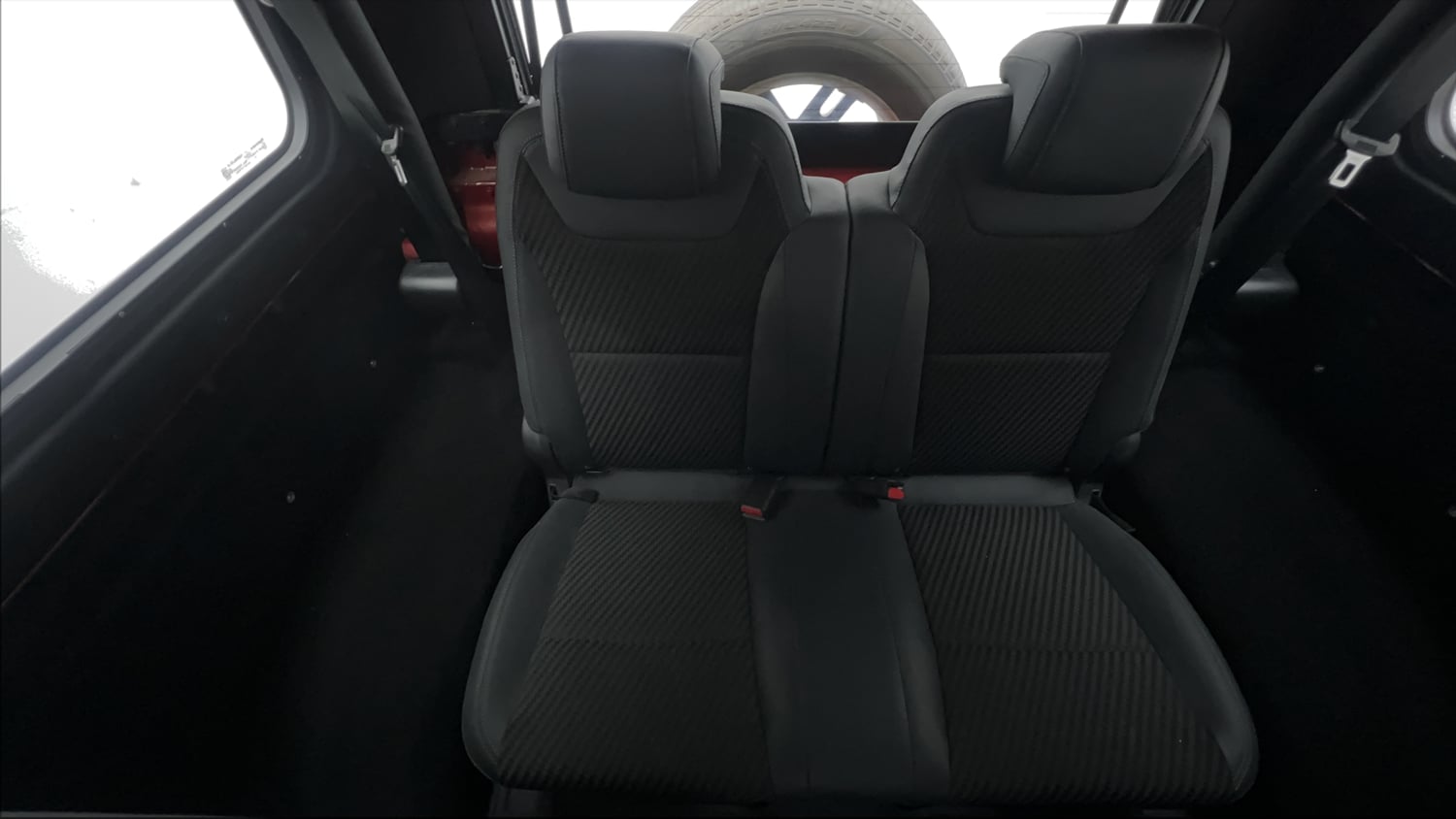 Used 2024 Mahindra Thar LX Hard Top Petrol AT RWD Petrol Automatic interior REAR SEAT CONDITION VIEW