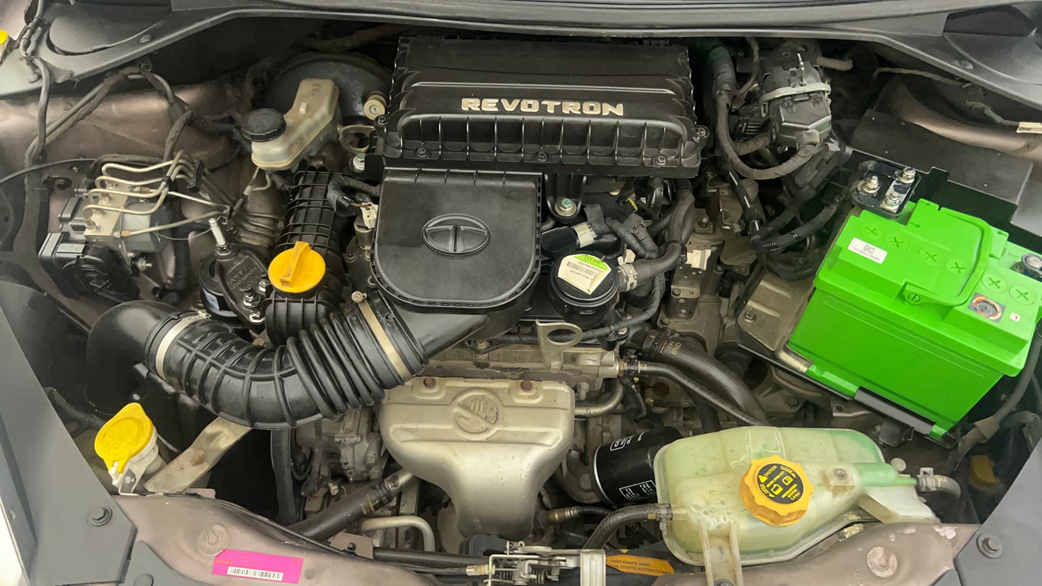 Used 2017 Tata Tiago Revotron XZA Petrol Automatic engine ENGINE RIGHT SIDE VIEW