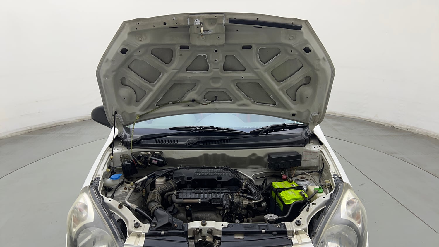 Used 2013 Maruti Suzuki Alto 800 Lxi Petrol Manual engine ENGINE & BONNET OPEN FRONT VIEW