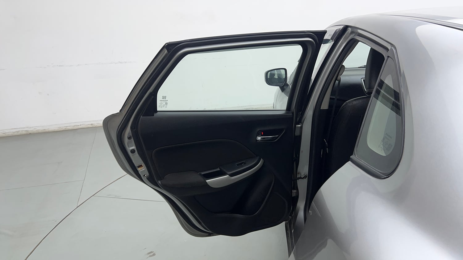 Used 2016 Maruti Suzuki Baleno Delta 1.2 AT Petrol Automatic interior LEFT REAR DOOR OPEN VIEW