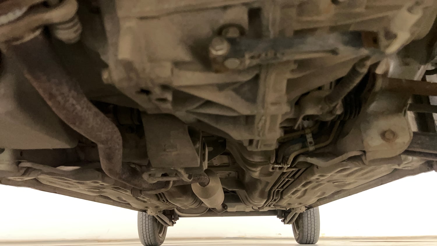 Used 2018 maruti-suzuki Alto K10 LXi (O) CNG Cng Manual extra FRONT LEFT UNDERBODY VIEW