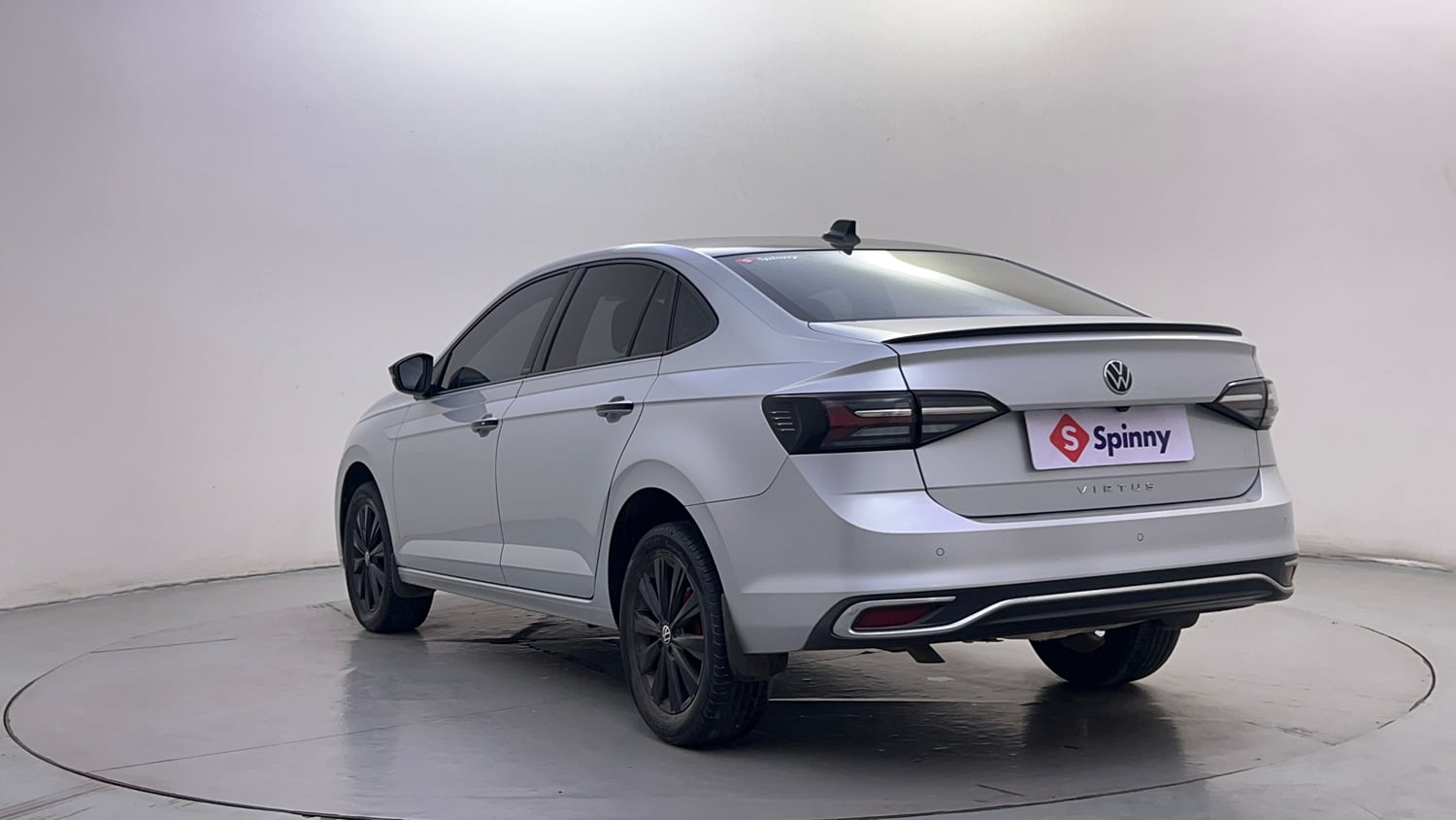 Used 2023 Volkswagen Virtus Highline 1.0 TSI MT Petrol Manual exterior LEFT REAR CORNER VIEW