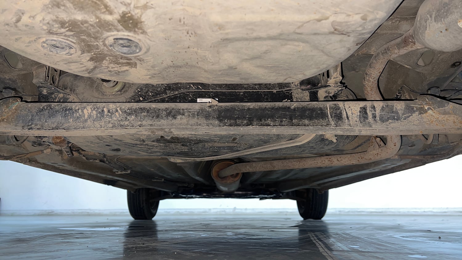 Used 2020 Maruti Suzuki Wagon R ZXi 1.2 AMT Petrol Automatic extra REAR UNDERBODY VIEW (TAKEN FROM REAR)
