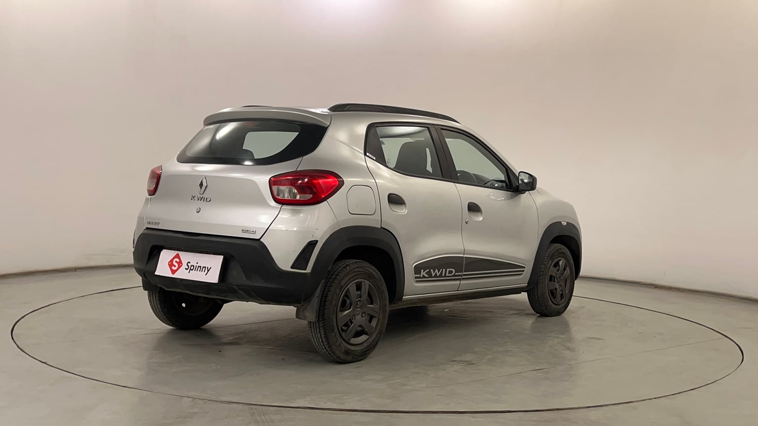 Used 2019 Renault Kwid 1.0 RXT AMT Opt Petrol Automatic exterior RIGHT REAR CORNER VIEW