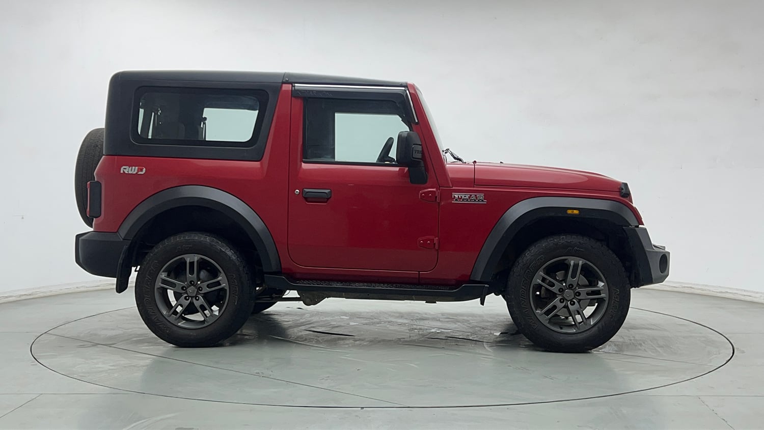 Used 2024 Mahindra Thar LX Hard Top Petrol AT RWD Petrol Automatic exterior RIGHT SIDE VIEW