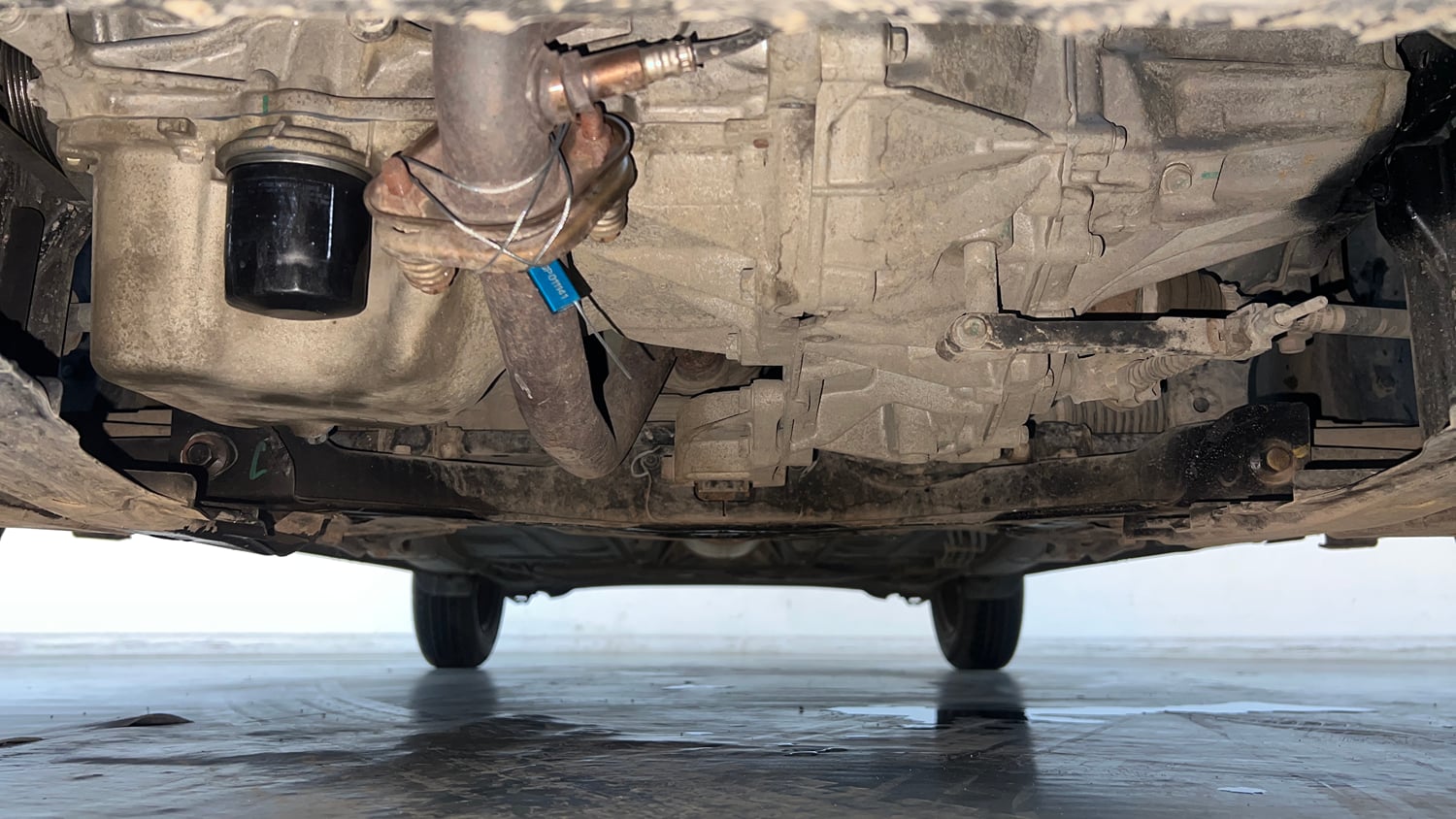 Used 2019 Maruti Suzuki Swift LXi Petrol Manual extra FRONT LEFT UNDERBODY VIEW