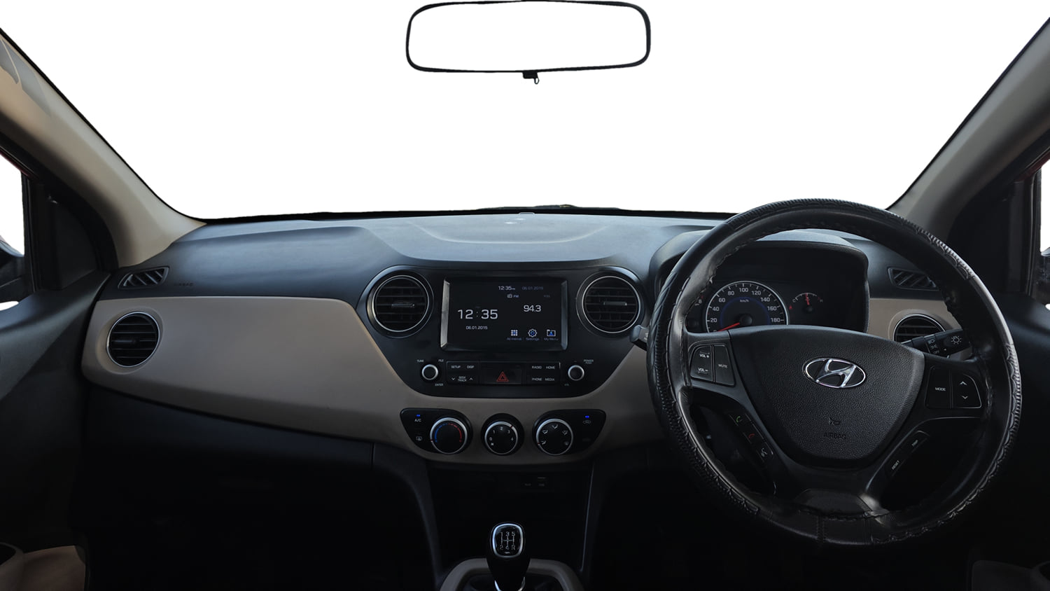 Used 2018 Hyundai Grand i10 Sportz 1.2 Kappa VTVT Petrol Manual interior DASHBOARD VIEW