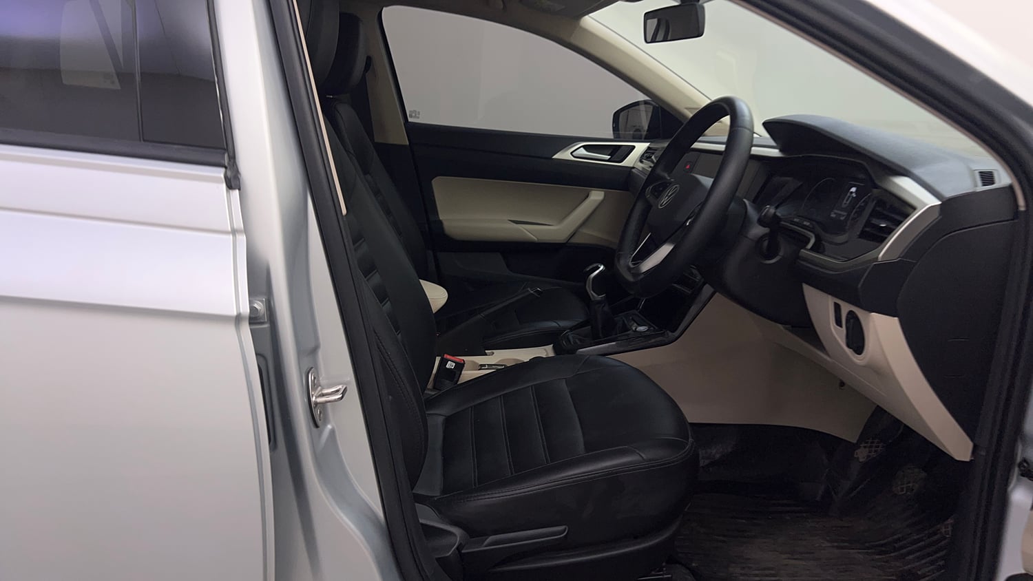 Used 2023 Volkswagen Virtus Highline 1.0 TSI MT Petrol Manual interior RIGHT SIDE FRONT DOOR CABIN VIEW