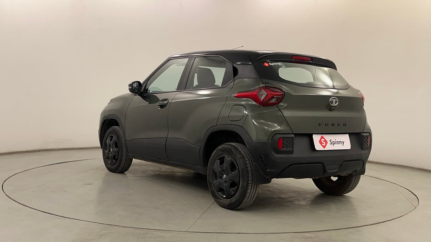 Used 2023 Tata Punch Camo Accomplished MT Petrol Manual exterior LEFT REAR CORNER VIEW
