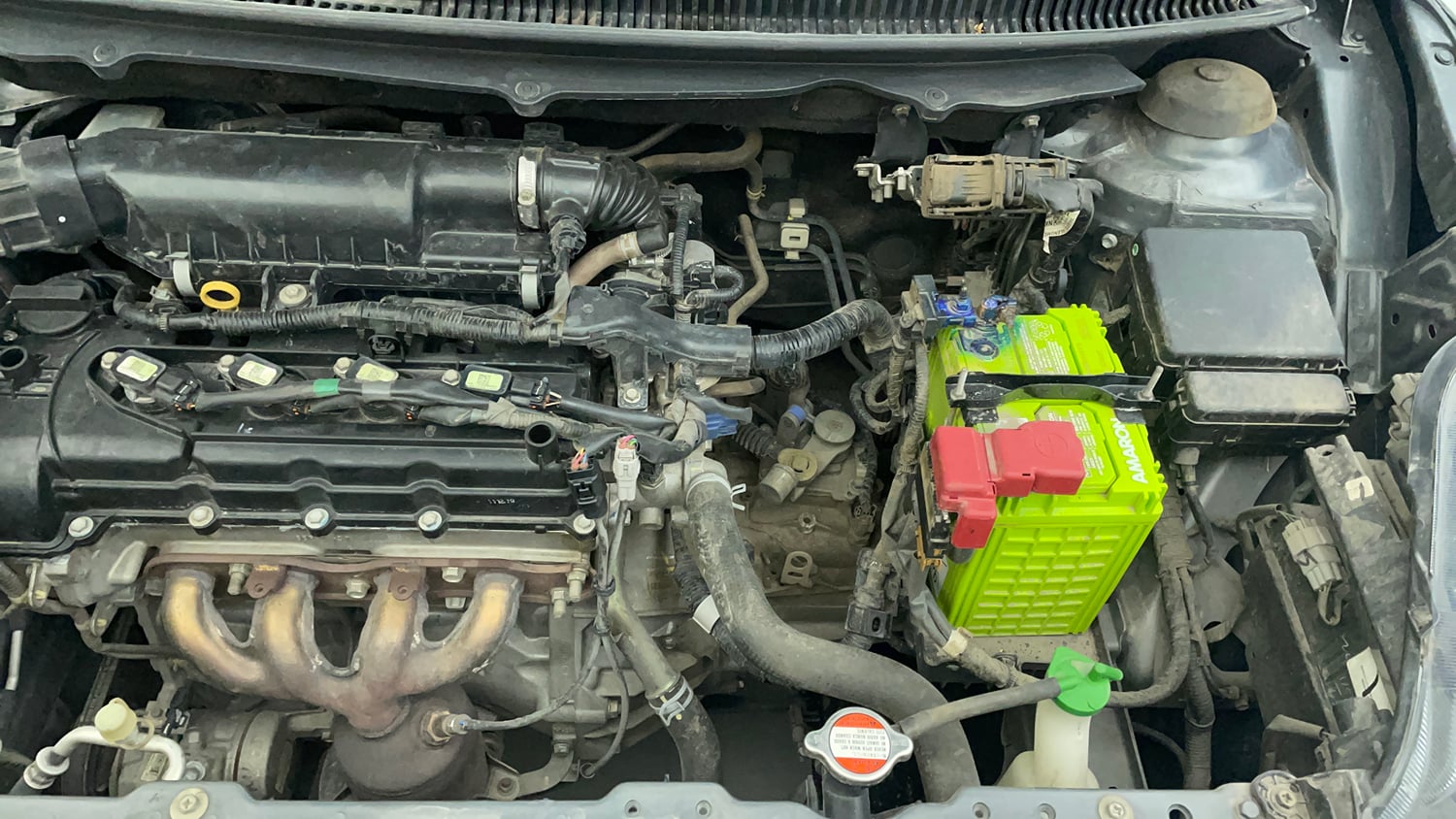 Used 2020 Maruti Suzuki Baleno Zeta Petrol Manual engine ENGINE LEFT SIDE VIEW