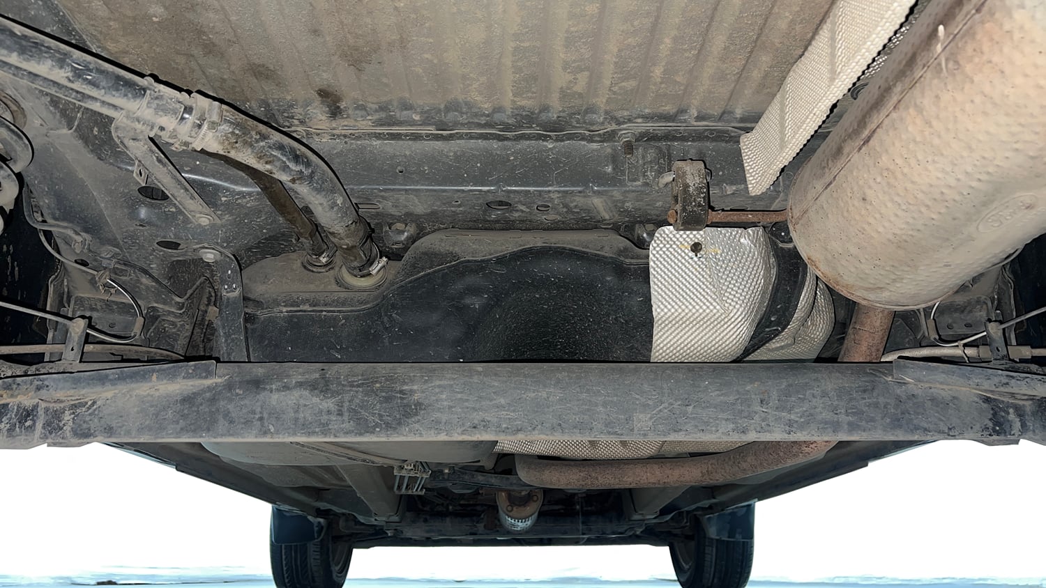 Used 2020 Ford EcoSport Titanium Plus 1.5L Ti-VCT AT Petrol Automatic extra REAR UNDERBODY VIEW (TAKEN FROM REAR)