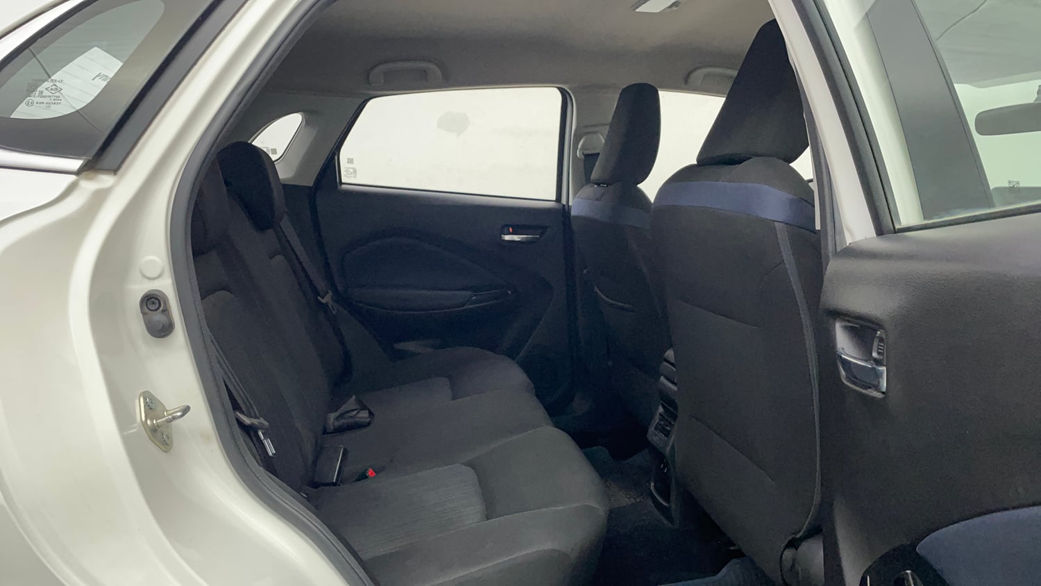 Used 2023 Maruti Suzuki Baleno Zeta AGS Petrol Automatic interior RIGHT SIDE REAR DOOR CABIN VIEW