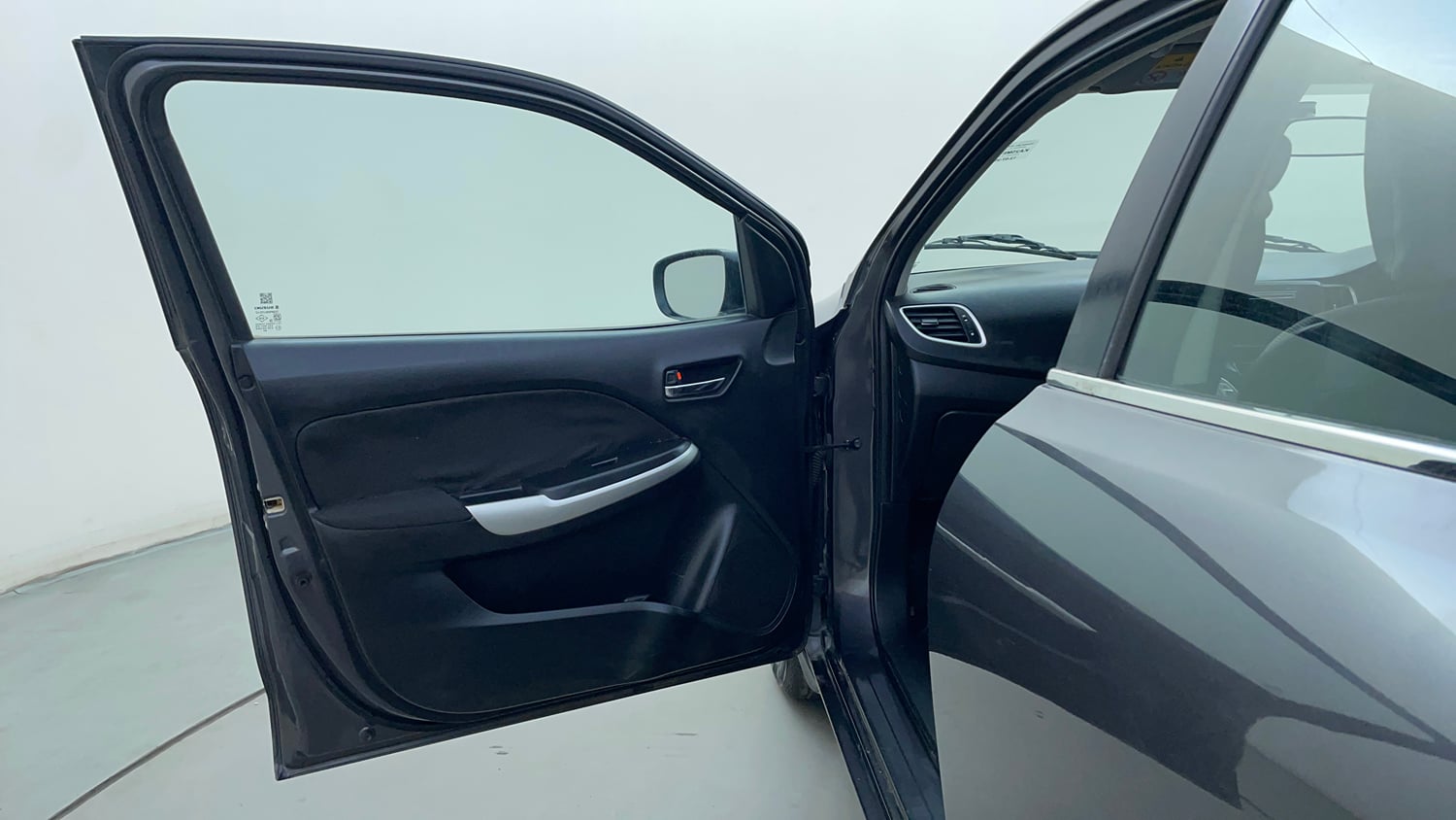Used 2017 Maruti Suzuki Baleno Delta 1.2 AT Petrol Automatic interior LEFT FRONT DOOR OPEN VIEW