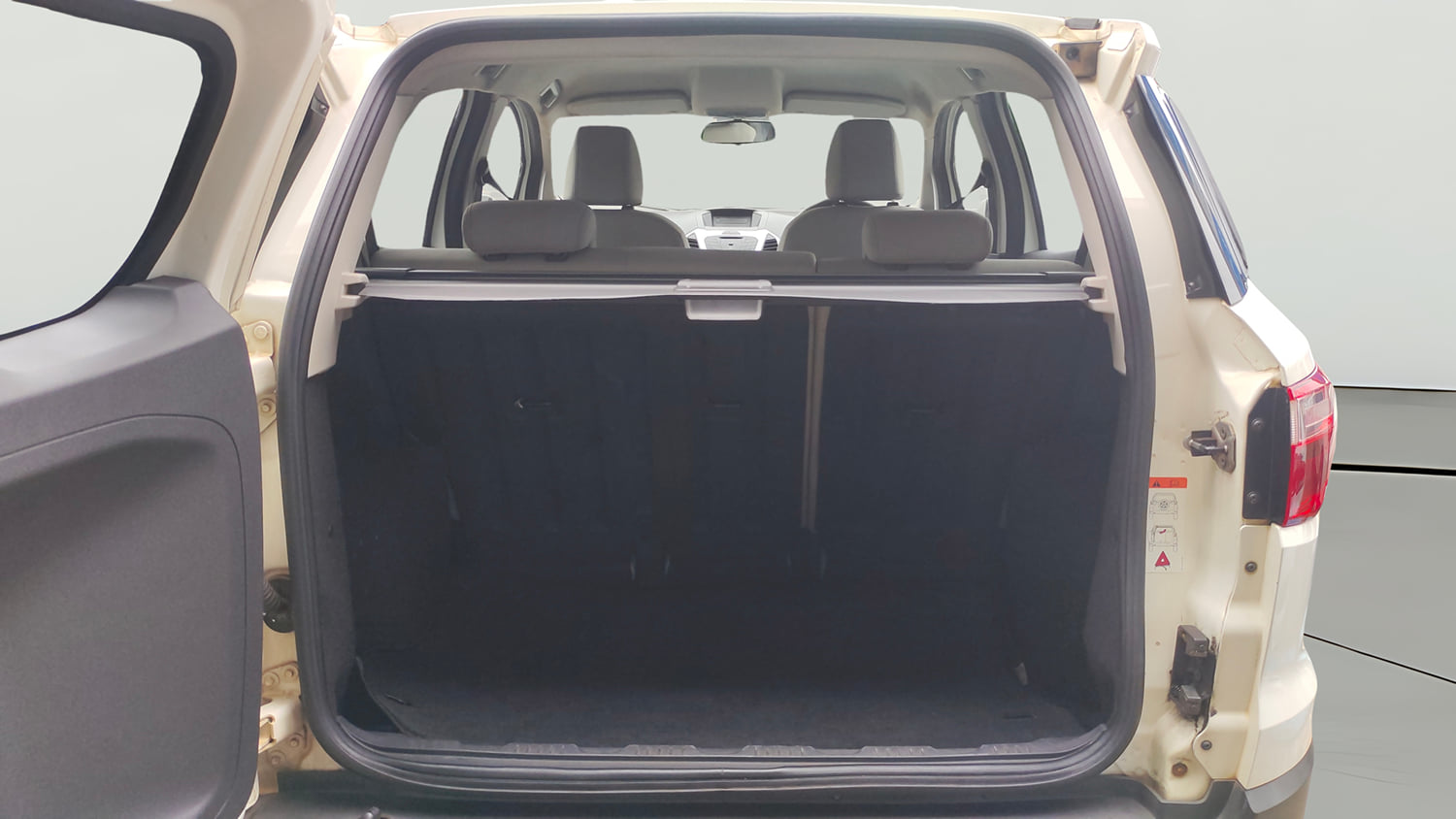 Used 2014 Ford EcoSport Trend 1.5 Ti-VCT Petrol Manual interior DICKY INSIDE VIEW