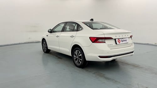 Used 2023 Skoda Slavia Style 1.0L TSI AT Petrol Automatic exterior LEFT REAR CORNER VIEW