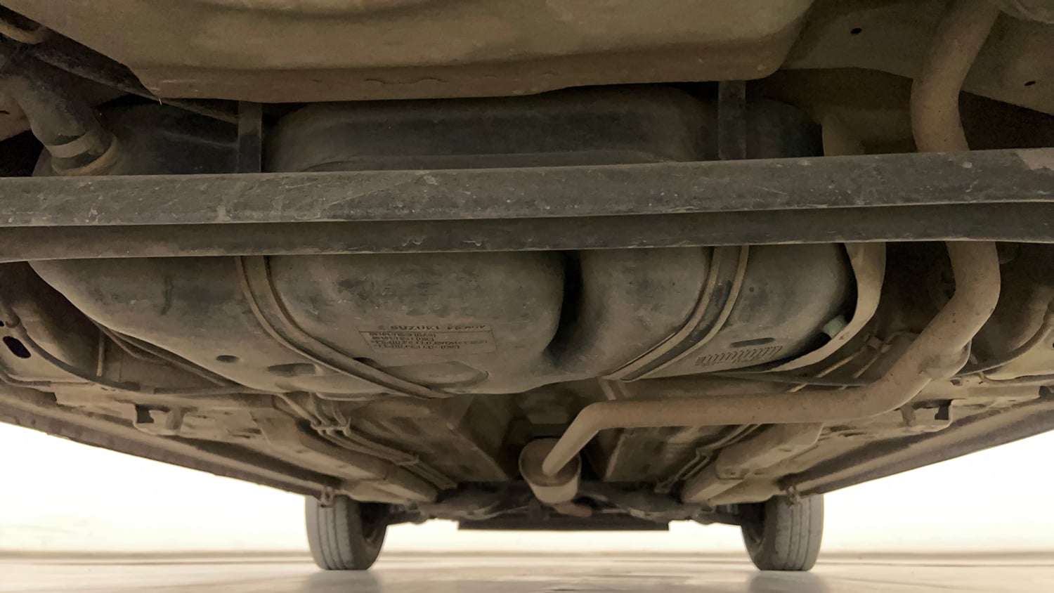 Used 2017 Maruti Suzuki Celerio VXi CNG Cng Manual extra REAR UNDERBODY VIEW (TAKEN FROM REAR)