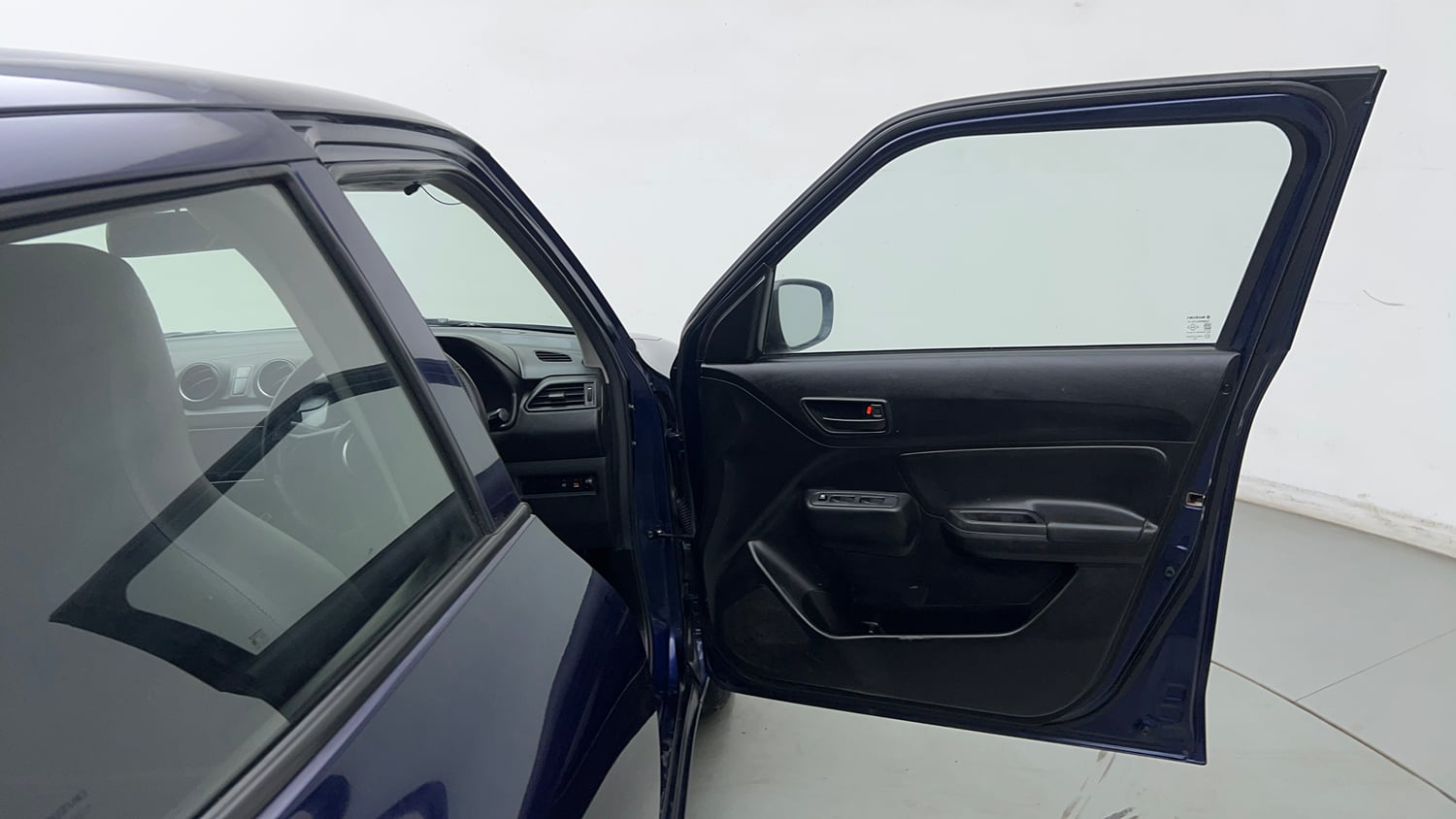 Used 2019 Maruti Suzuki Swift LXi Petrol Manual interior RIGHT FRONT DOOR OPEN VIEW