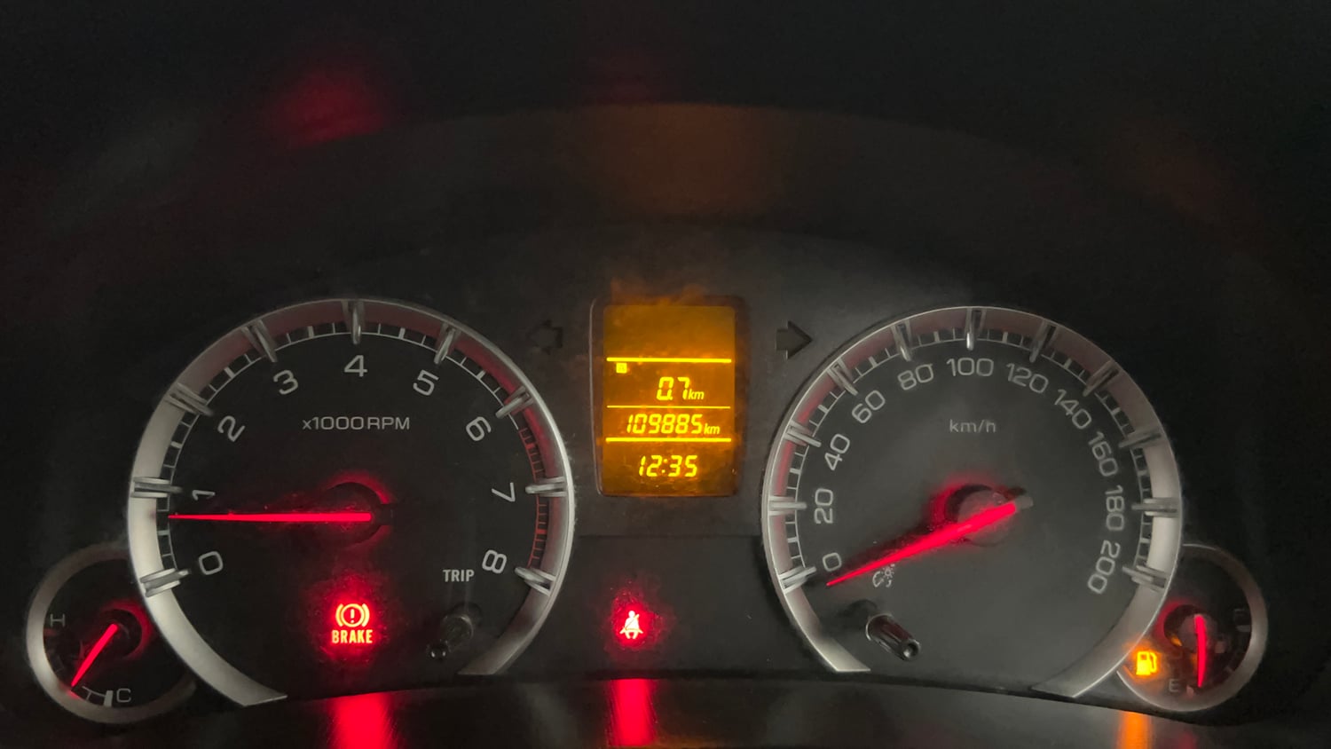 Used 2017 Maruti Suzuki Swift VXi Petrol Manual interior CLUSTERMETER VIEW