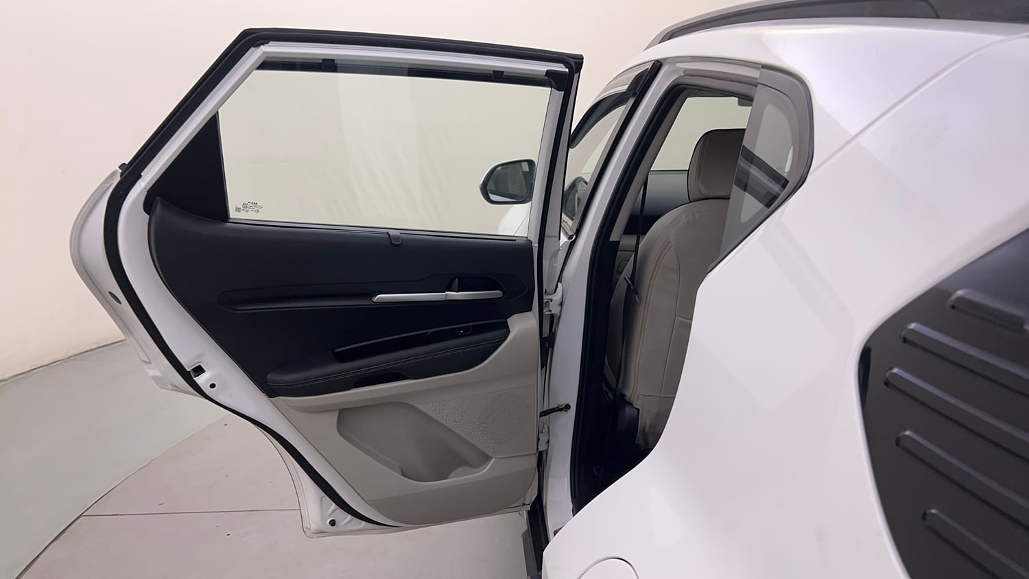 Used 2022 Kia Sonet Anniversary Edition 1.0 iMT Petrol Manual interior LEFT REAR DOOR OPEN VIEW